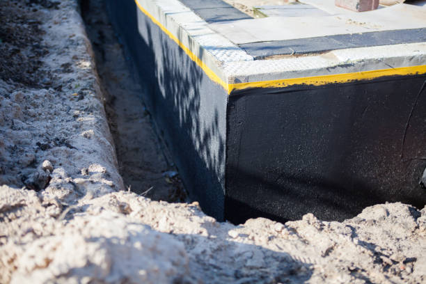 Residential Waterproofing installation at a Wilmington, NC home by SJ Waterproofing Pros